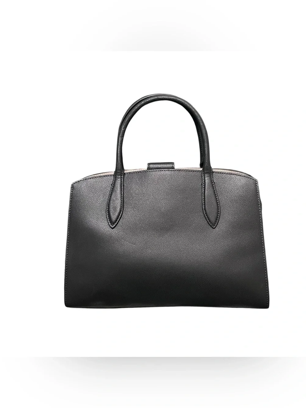 Kate Spade Voyage Medium Satchel Black Textured Leather Handbag -‎ No Strap